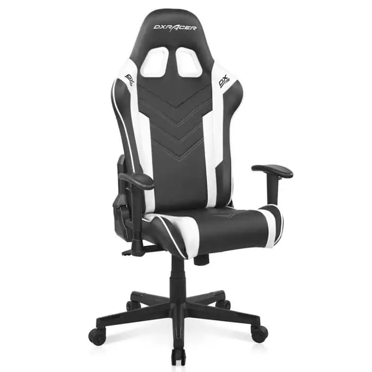 صندلی گیمینگ DXRacer مدل Prince – سفید / مشکی — تصویر ۳