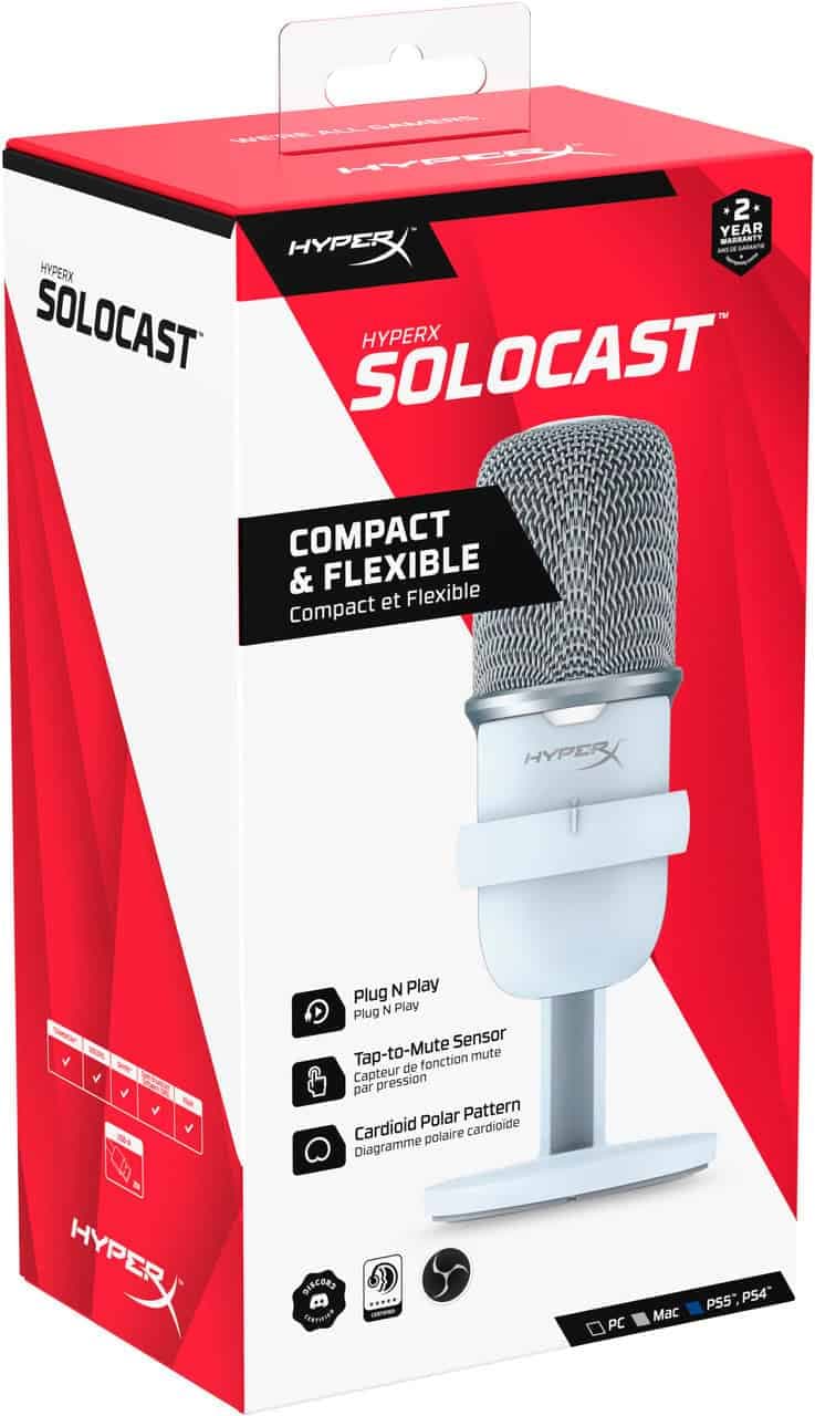 میکروفون Hyperx Solocast – سفید — تصویر ۲