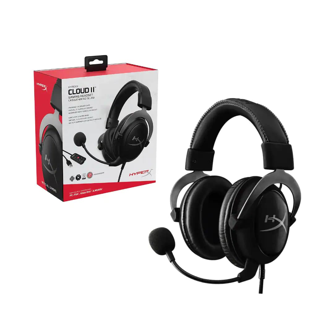 هدست با سیم هایپراکس مدلHyperx Cloud II Wired – اورجینال — تصویر ۳