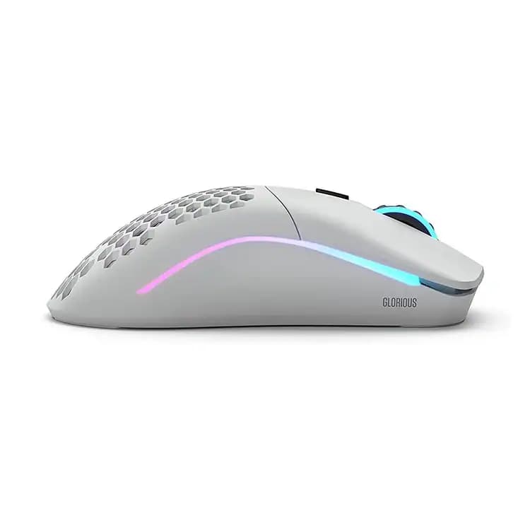 موس گلوریوس مدل Glorious O – minus Wireless سفید مات سفارش آمریکا — تصویر ۲