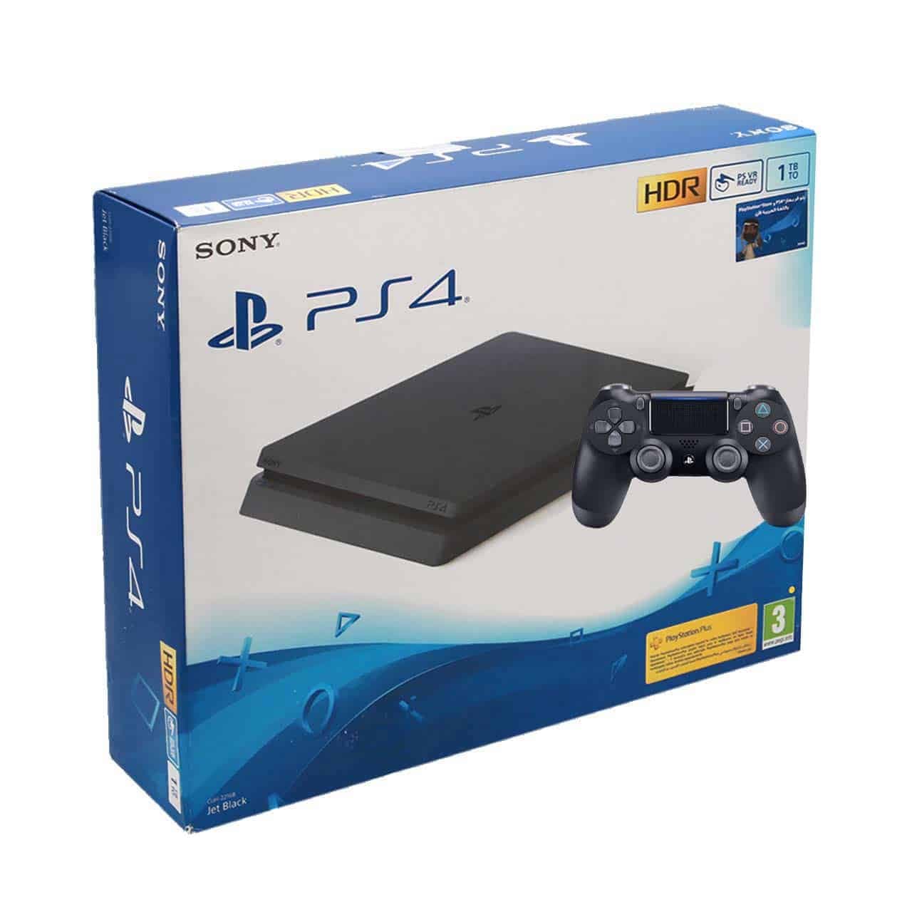 کنسول بازی سونی مدل Playstation 4 Slim – ظرفیت 1 ترابایت ( کپی خور) – دو دسته – اپن باکس — تصویر ۲