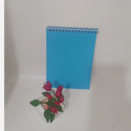 دفترچه یادداشت سیمی جلد طلقی سایز 1.8