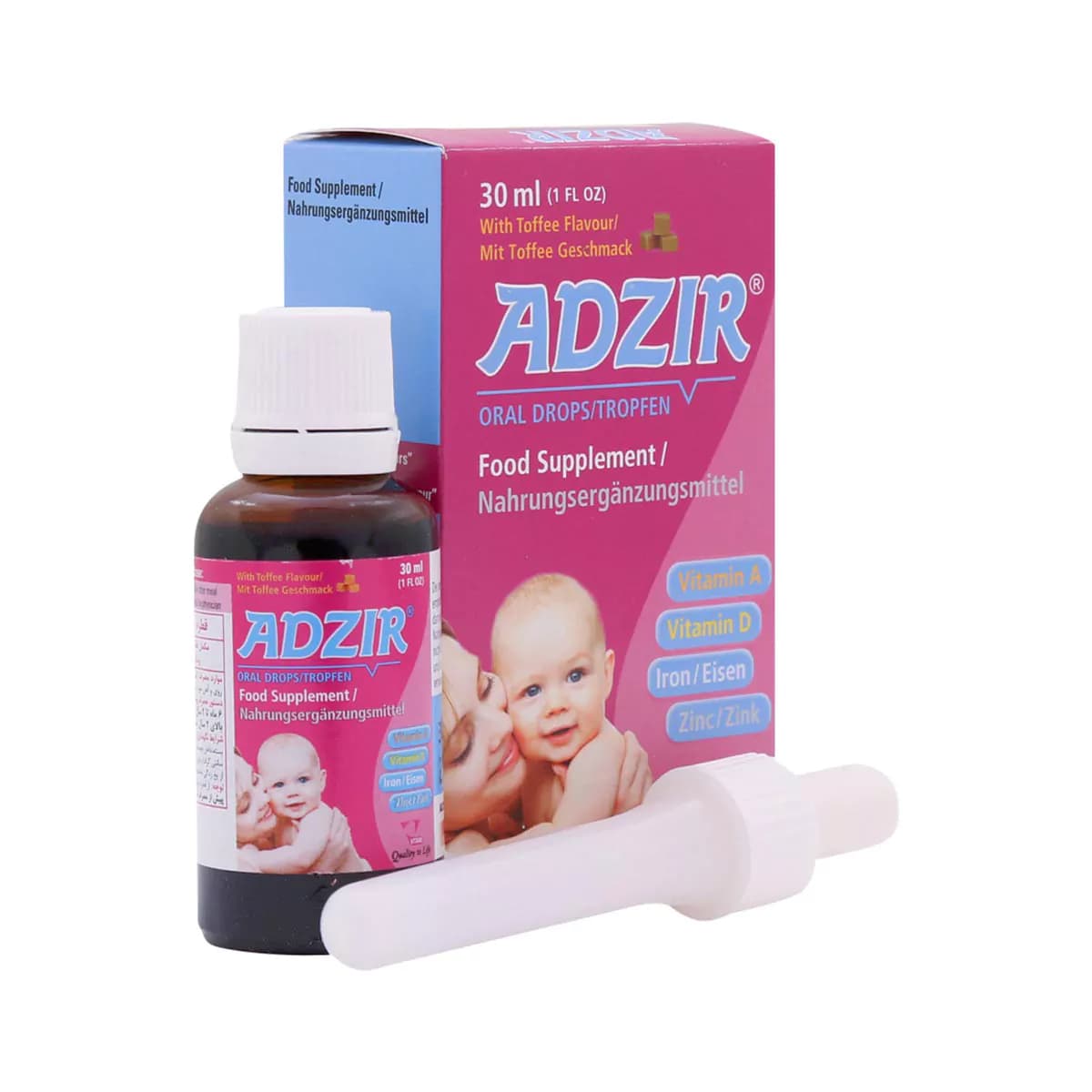 قطره آدزیر حجم ۳۰ میلی لیتر ویتان