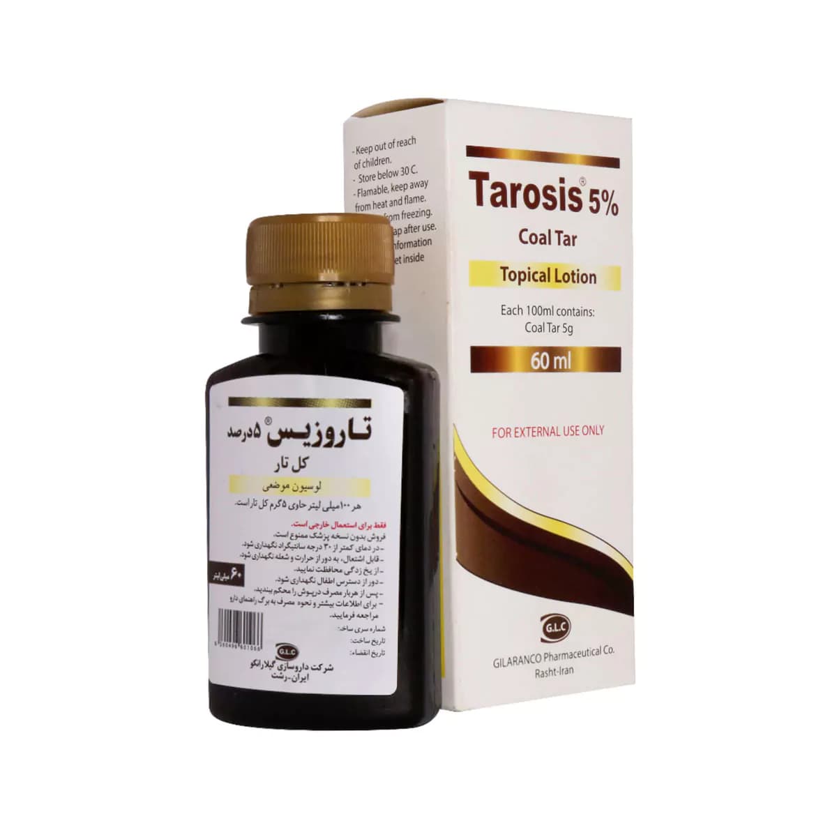 لوسیون موضعی کل تار تاروزیس ۵ درصد حجم ۶۰ میلی لیتر گیلارانکو