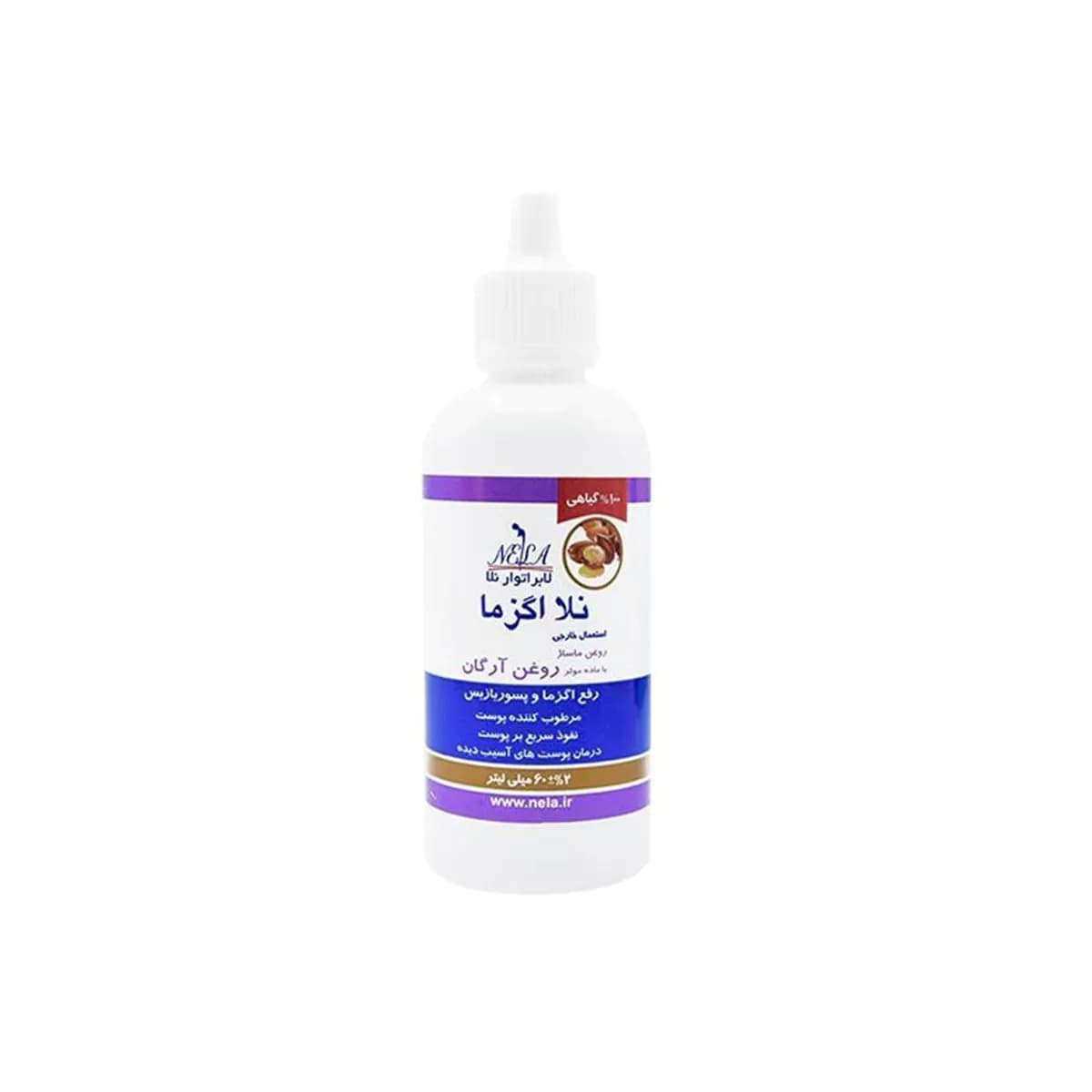 روغن ماساژ اگزما حجم 60 میلی لیتر نلا — تصویر ۲