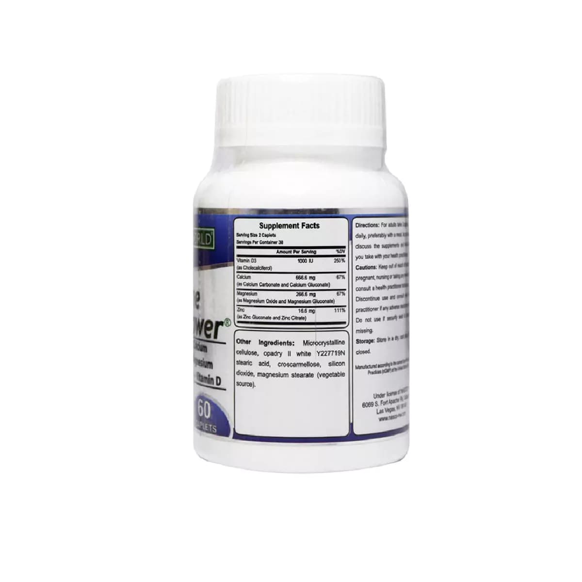 کپسول بون پاور تعداد۶۰ عددی نچرال ورلد — تصویر ۲
