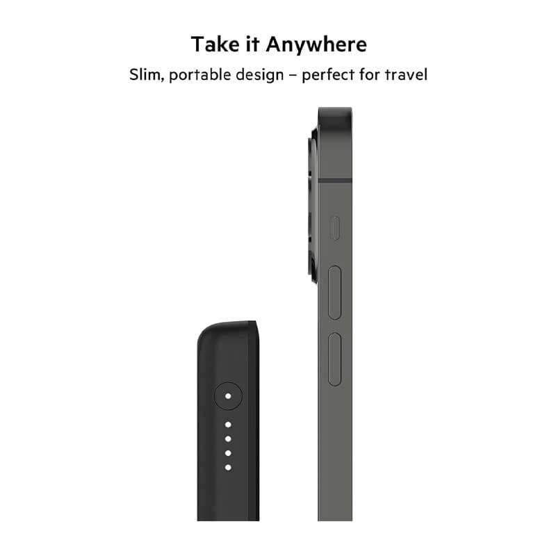 پاور بانک مغناطیسی بی سیم 2500mAh مدل BPD002 برند Belkin — تصویر ۲