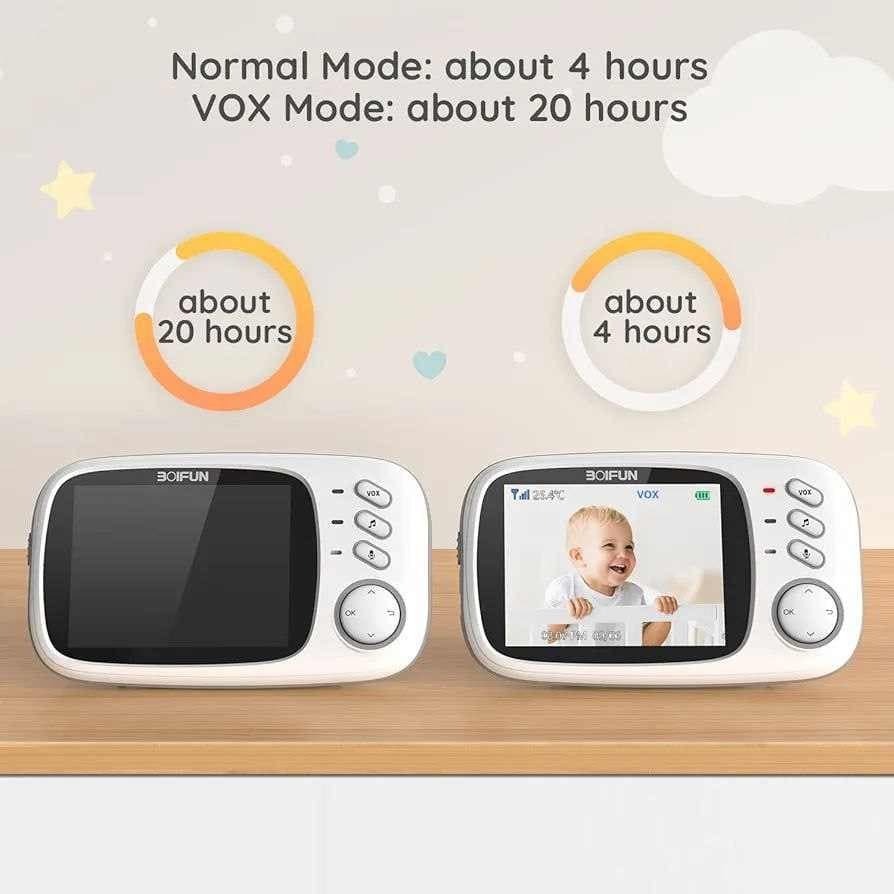 مانیتور و پیجر اتاق کودک boifun مدل vb603 — تصویر ۳