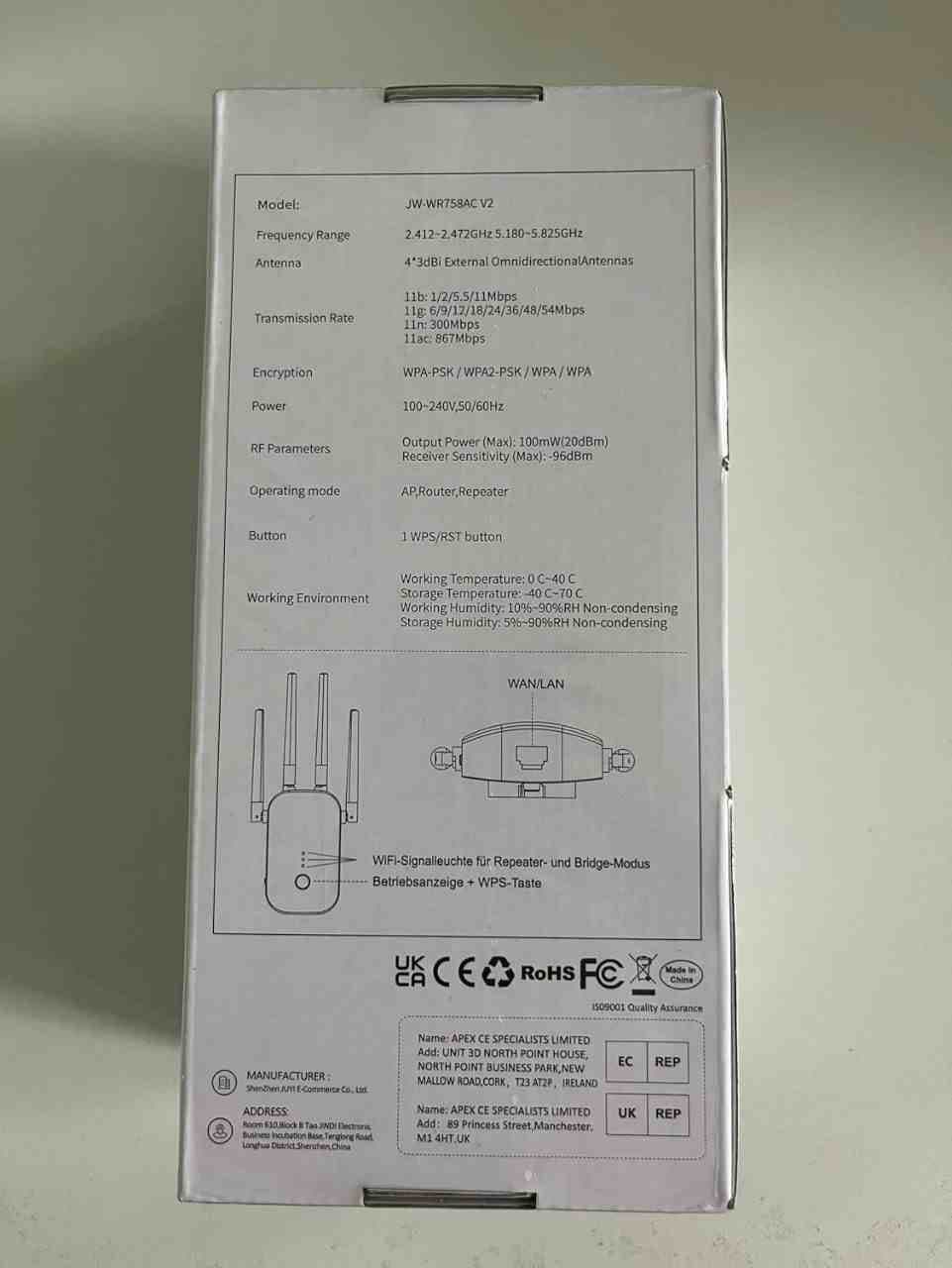 تقویت کننده وای فای JW-WR758AC V2 — تصویر ۸