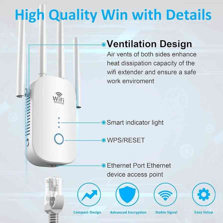 تقویت کننده وای فای JW-WR758AC V2 — تصویر ۶