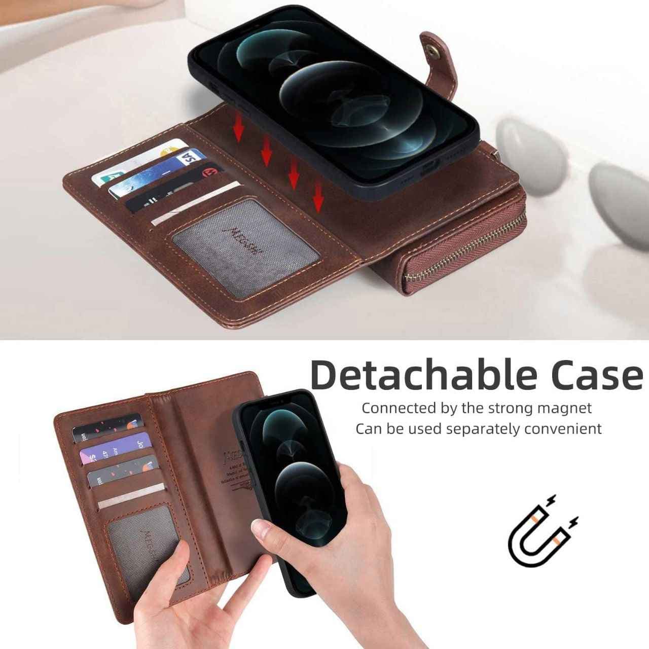 کیف موبایل و کیف پول Megshi 2 in 1