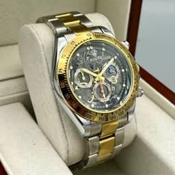 ساعت مچی مردانه بند استیل طرح 3 موتوره رولکس Rolex — تصویر ۲