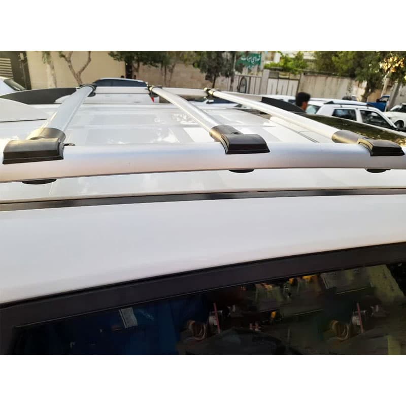 باربند میله ای فلزی مناسب لیفان X50 رنگ سفید کد W100 مجموعه 3 عددی — تصویر ۶