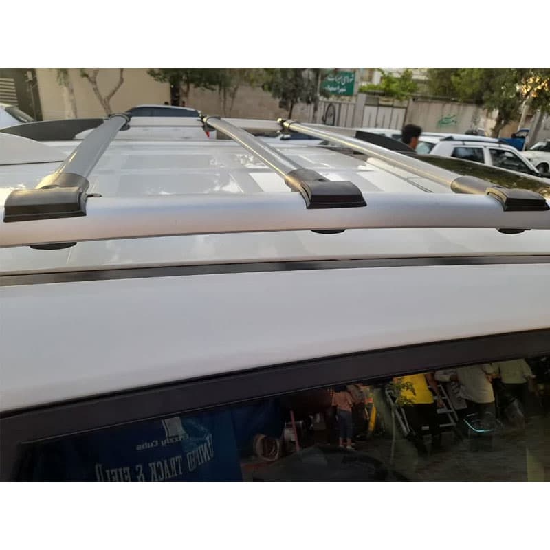 باربند میله ای مناسب لیفان X60 رنگ نقره ای کد S100 مجموعه 3 عددی — تصویر ۳