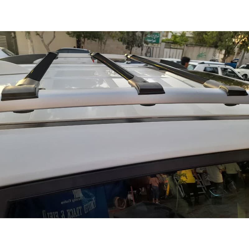 باربند میله ای فلزی مناسب لیفان X60 رنگ مشکی کد B100 مجموعه 3 عددی — تصویر ۳