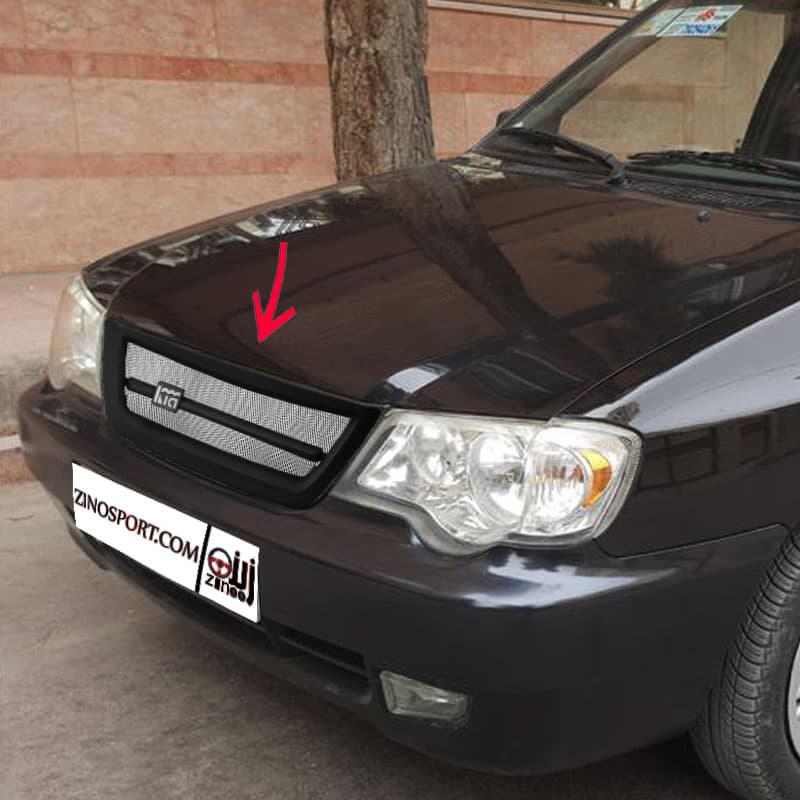 جلو پنجره طرح آرم بغل توری مناسب پراید 132 کد 0029 — تصویر ۲