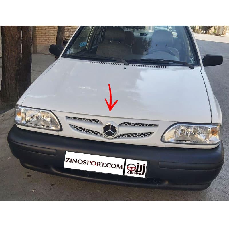 جلو پنجره طرح زنبوری بنز مناسب پراید 131 کد 0325 — تصویر ۲
