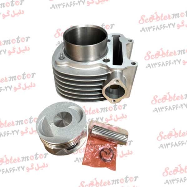 سیلندر پیستون موتور سیکلت sym j 200 خارجی درجه 1 — تصویر ۳