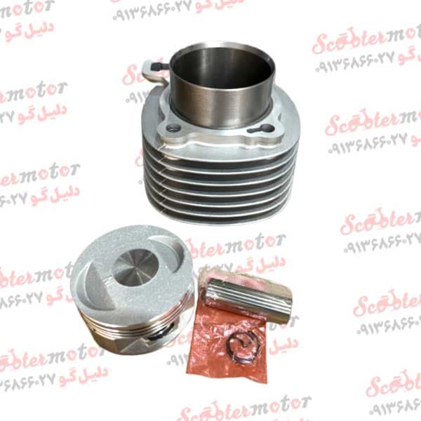 سیلندر پیستون موتور سیکلت sym j 200 خارجی درجه 1