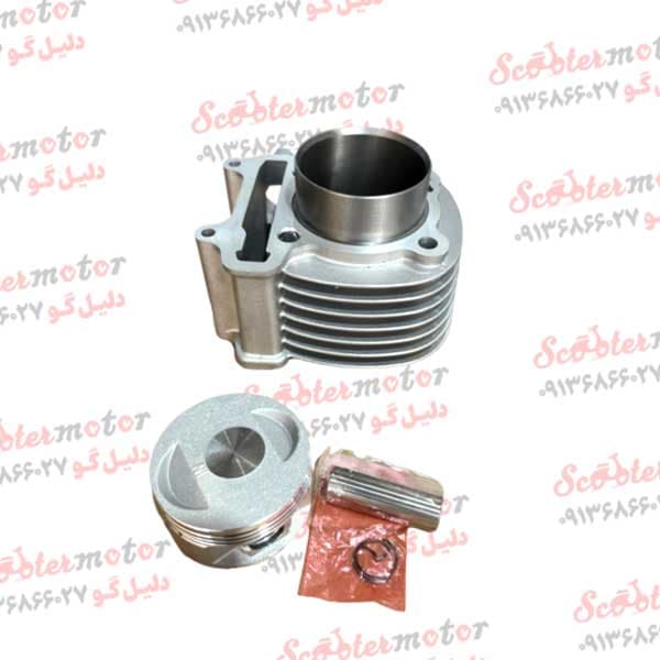 سیلندر پیستون موتور سیکلت sym j 200 خارجی درجه 1 — تصویر ۲
