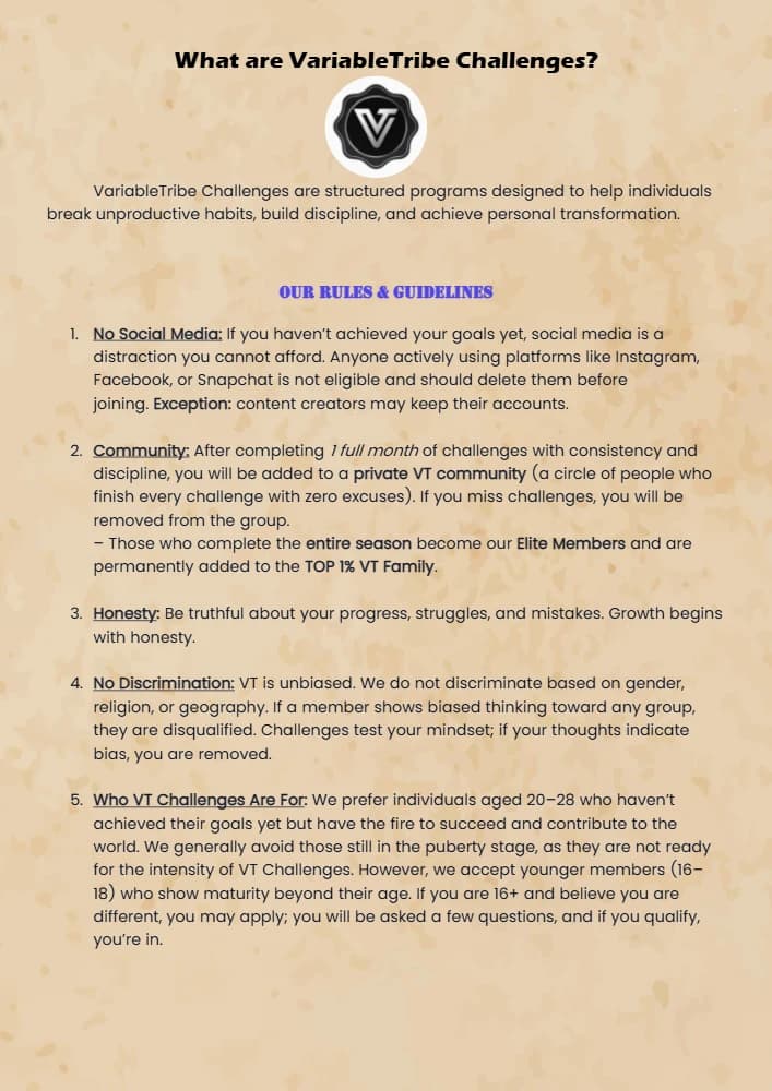 کتاب What Are VariableTribe Challenges نسخه انگلیسی PDF |