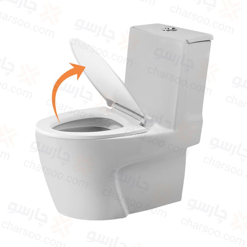 توالت فرنگی گلسار مدل پلاتوس آکس 25 — تصویر ۲