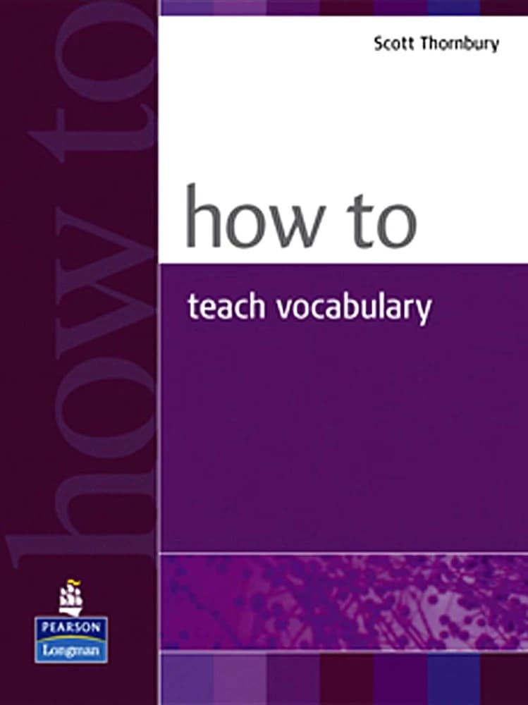 کتاب How to Teach Vocabulary (چگونه واژگان را آموزش دهیم) نسخه انگلیسی PDF | اسکات ثورنبری