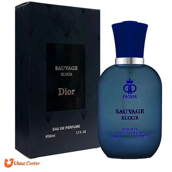 ادو پرفیوم پاشا مدل Sauvage Elixir حجم 50 میل