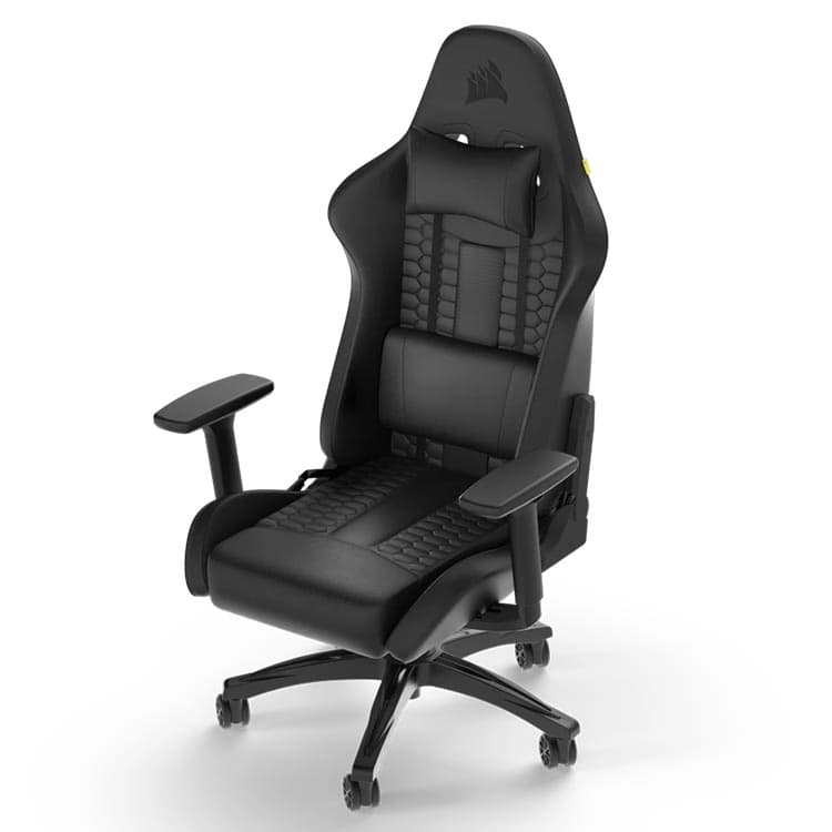 صندلی گیمینگ Corsair مدل TC100 Leatherette مشکی — تصویر ۵