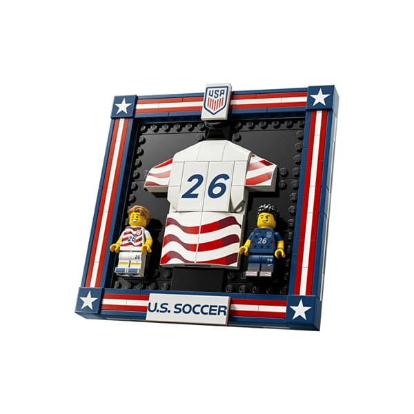 لگو سری ادیشنز مدل 2026 U.S. Soccer National Team Jersey کد 43033 — تصویر ۲