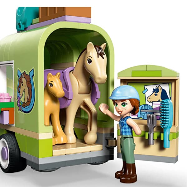 لگو سری فرندز مدل Horse Parent and Child Trailer کد 42695 — تصویر ۴