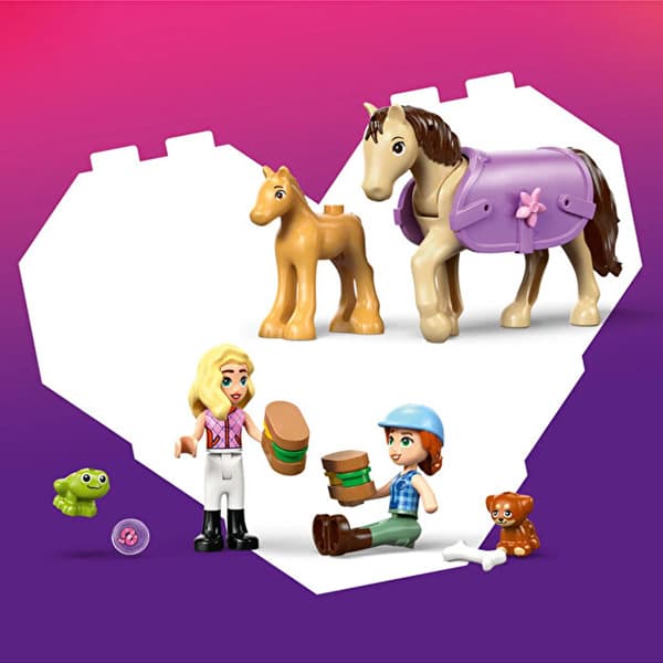 لگو سری فرندز مدل Horse Parent and Child Trailer کد 42695 — تصویر ۸