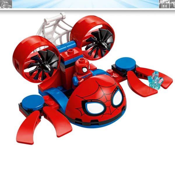 لگو سری مارول مدل Spidey and His Amazing Friends Spidey: Underwater Vehicles کد 11207 — تصویر ۴