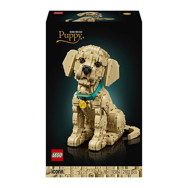 لگو سری آیکونز مدل Golden Retriever Puppy کد 11384 — تصویر ۲