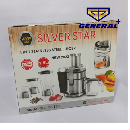 آبمیوه گیری 4 کاره سیلور استار مدل BS-888