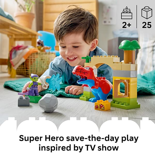 لگو سری دوپلو مدل Marvel Dinosaur Spidey-Rex vs. Green Goblin کد 10463 — تصویر ۶