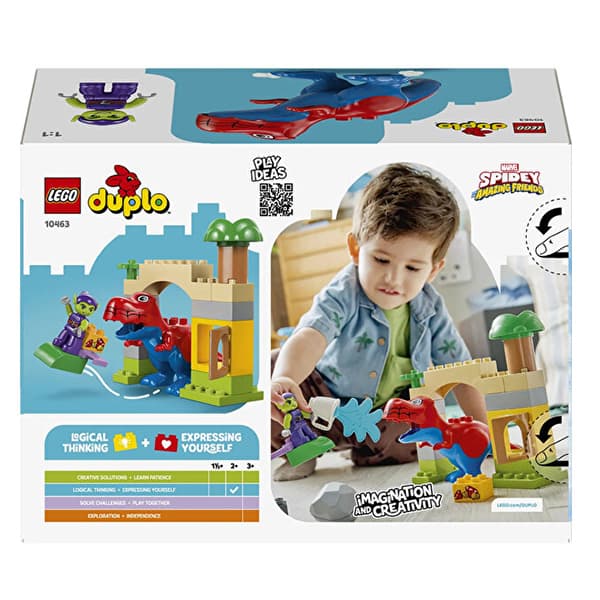 لگو سری دوپلو مدل Marvel Dinosaur Spidey-Rex vs. Green Goblin کد 10463 — تصویر ۳