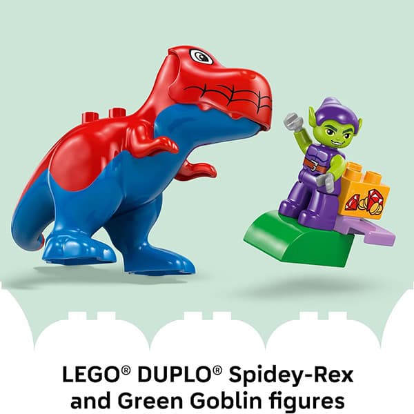 لگو سری دوپلو مدل Marvel Dinosaur Spidey-Rex vs. Green Goblin کد 10463 — تصویر ۷