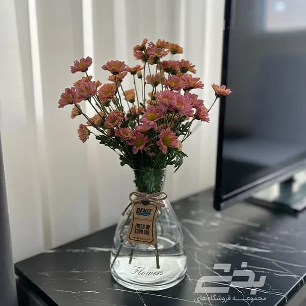 گلدان شیشه ای مدل دلانا دنیز — تصویر ۶