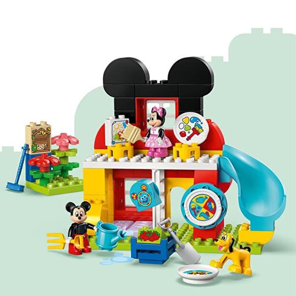 لگو سری دوپلو مدل Mickey Mouse Clubhouse with Minnie & Pluto کد 10465 — تصویر ۳