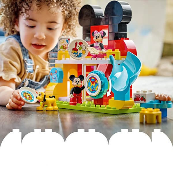 لگو سری دوپلو مدل Mickey Mouse Clubhouse with Minnie & Pluto کد 10465 — تصویر ۵