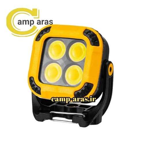 مینی پروژکتور شارژی چندکاره جیبی کد W8129-4 آهنربایی — تصویر ۲