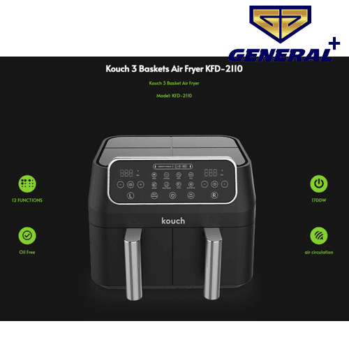 سرخ کن دوقلوی کوخ مدل KFD-2110