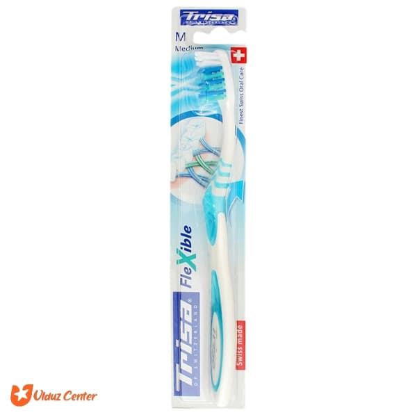 مسواک Trisa با برس متوسط مدل Flexible