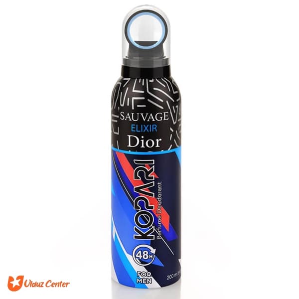 اسپری خوشبو کننده بدن کی کوپاری مدل Sauvage Elixir Dior حجم 200 میل