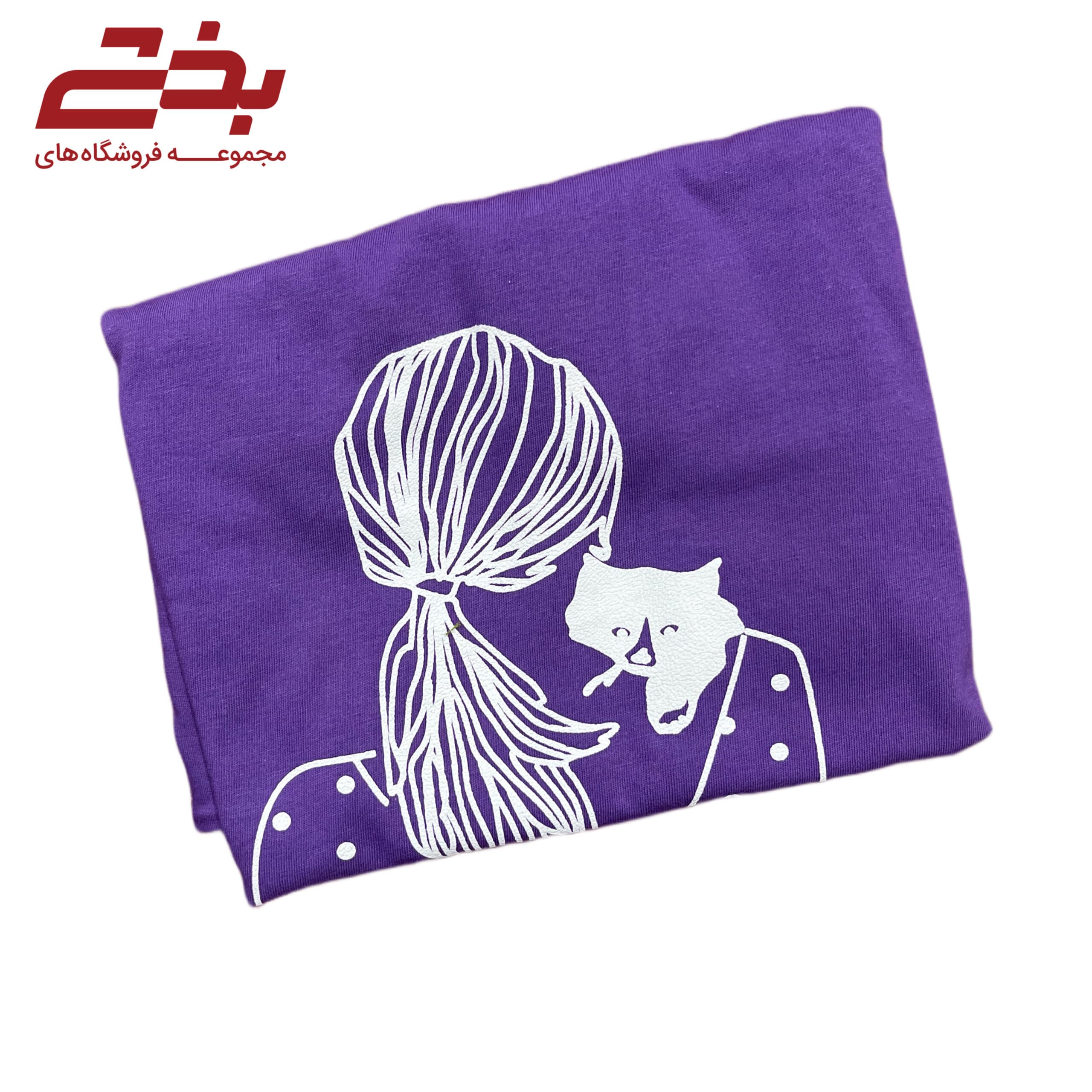 تیشرت چاپی گراماتن – دختر و گربه — تصویر ۳