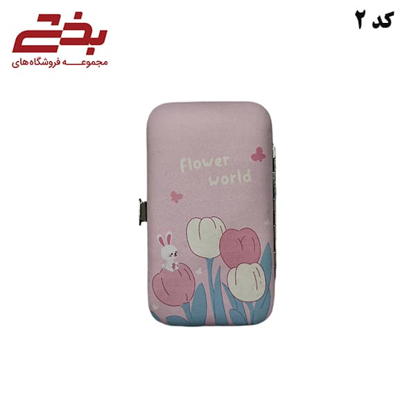 ست مانیکور 7 تیکه عروسکی کیف چرم — تصویر ۴