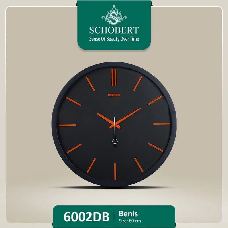 ساعت دیواری عقربه‌ای با نشانگر نقطه‌ای شوبرت مدل DB 6002 — تصویر ۲