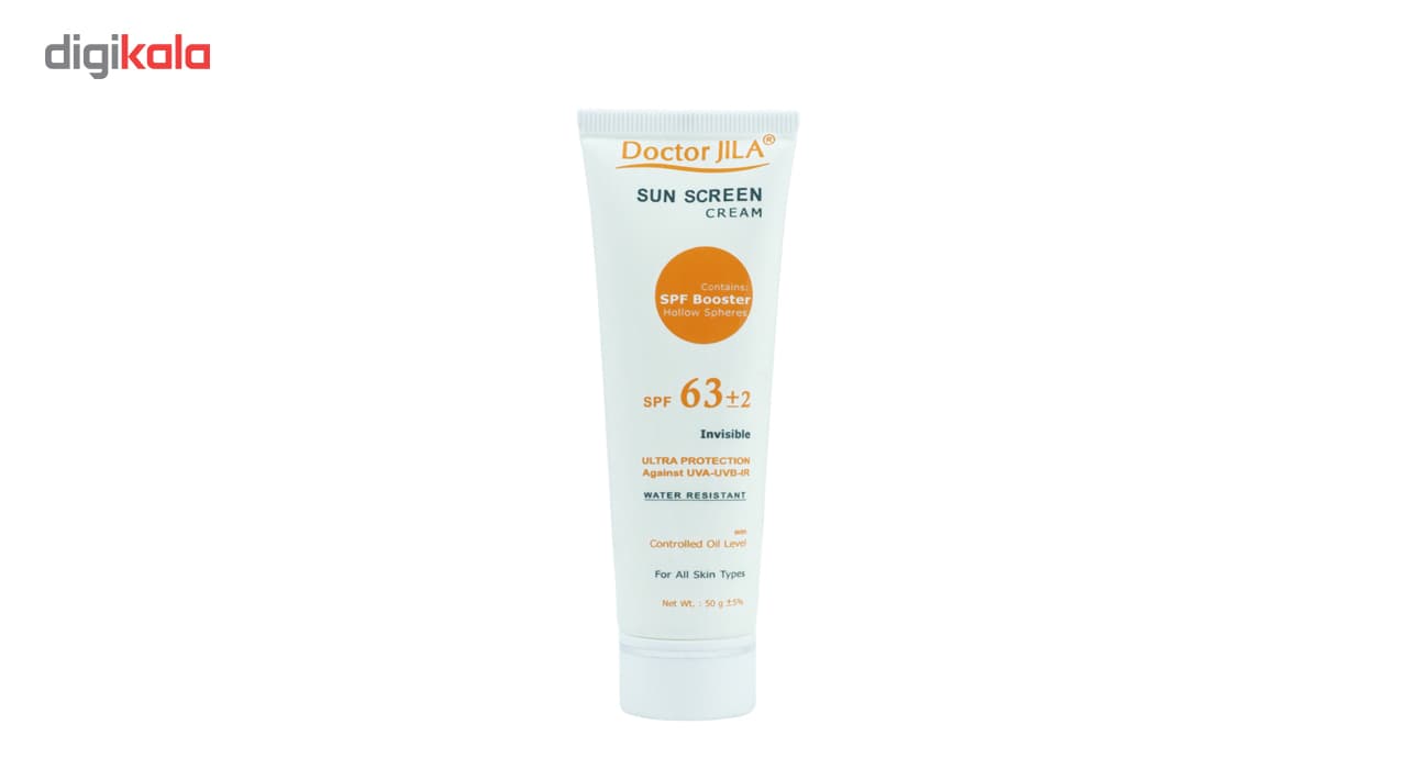 کرم ضد آفتاب دکتر ژیلا SPF63 مدل Invisible محافظ UVA ،UVB، ضد آب، تنظیم ترشح چربی پوست، مناسب انواع پوست حجم 50 میلی‌لیتر(انقضا2027/05)قیمت روی کالا 215500تومان — تصویر ۶