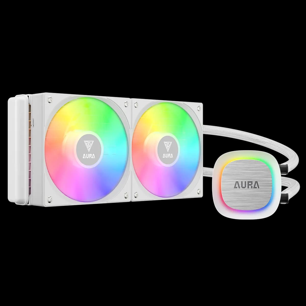 خنک کننده پردازنده گیم دیاس GAMDIAS AURA GL240 V2 WH